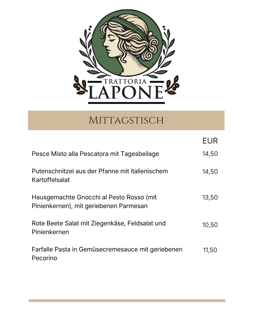 Tageskarte 6 Juli